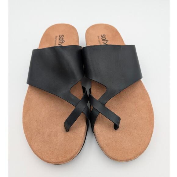 Softwalk Blaine Sandals Leather Ring Toe Slip-On Women's Size US9.5M EU40 - Picture 10 of 14